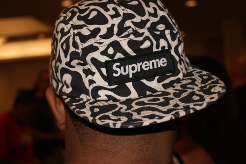 Supreme hat. Photo by Leon Laing.