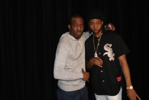 Leon Laing (left) and PND. Photo by a person from PND's entourage.