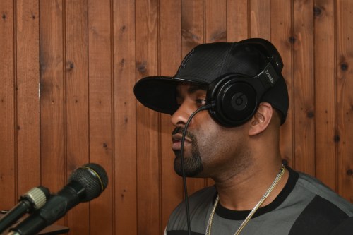 DJ Clue. Photo by Leon Laing.